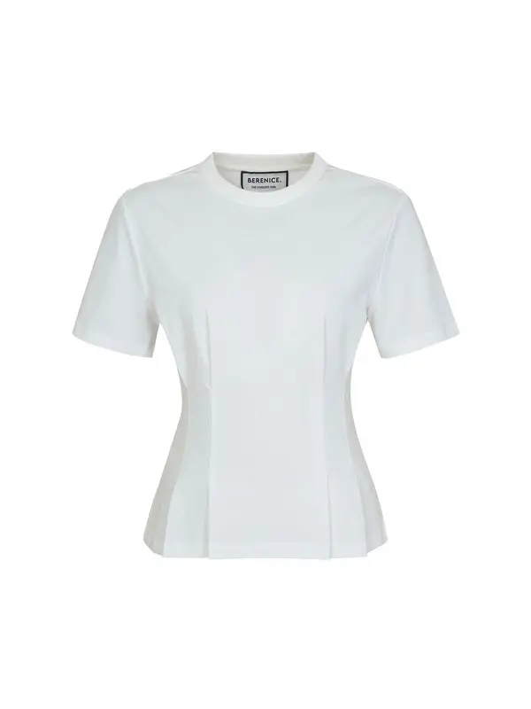 Fitted Waist Short Sleeve T-Shirt