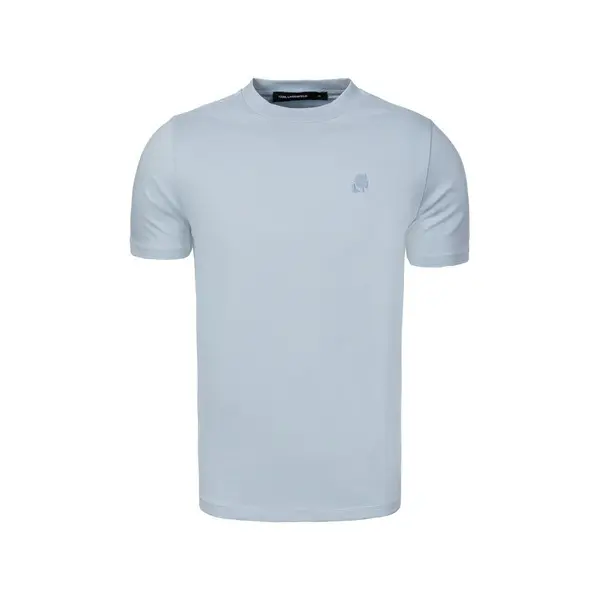 Cotton T-Shirt with Tonal Ikonik Karl Embroidery