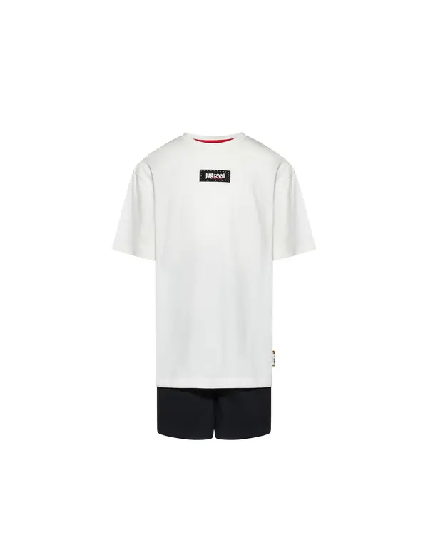 Snake Graphic T-Shirt & Shorts Set