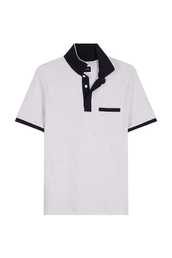 Slim Fit Stretch Cotton Piqué Short-Sleeve Polo