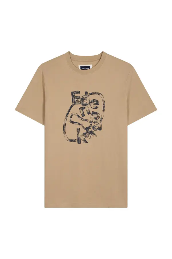 Regular Fit Short-Sleeve Printed Cotton T-Shirt 