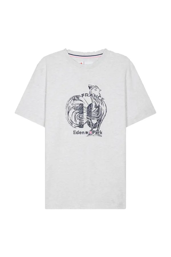 Short-Sleeve XV De France Printed Cotton T-Shirt