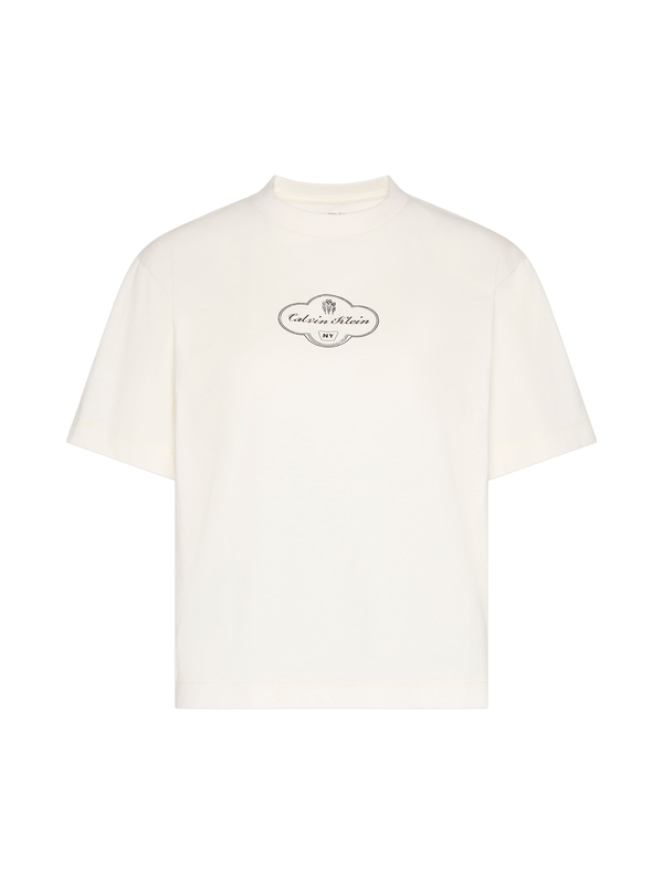 Cocktail Logo Graphic Boxy Short Sleeve  T-Shirt