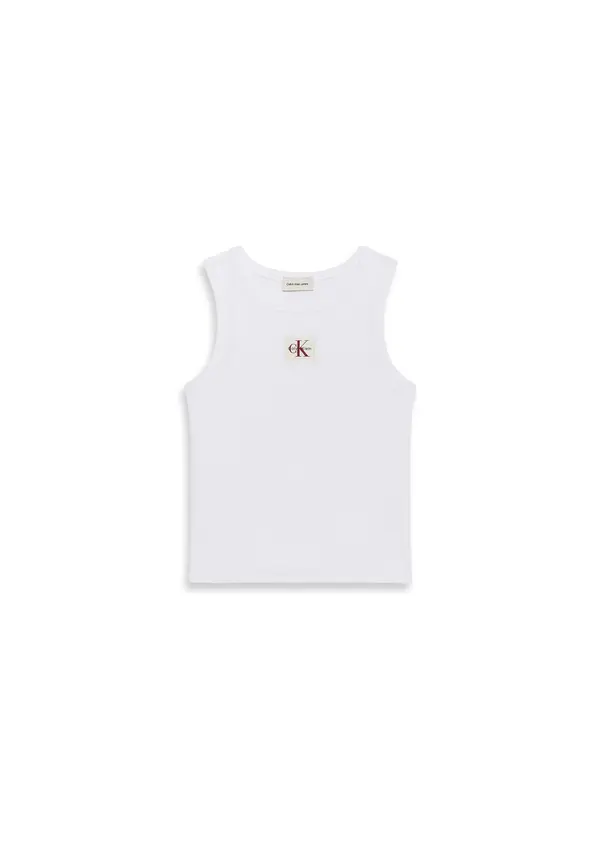 Ribbed Logo Tank Top