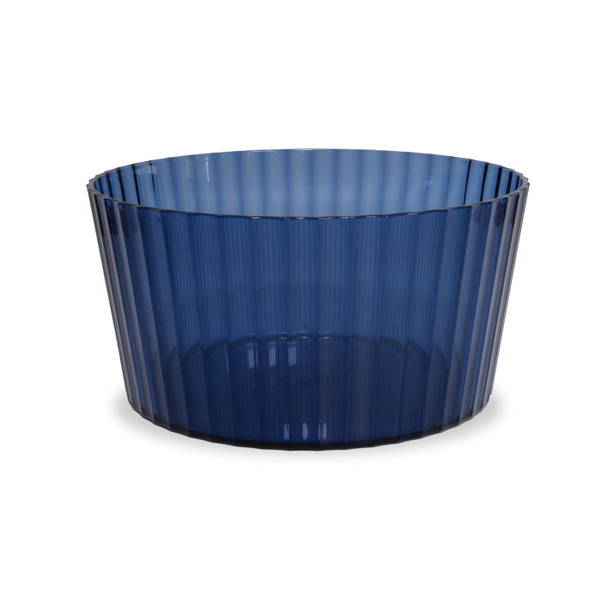 Acrylic Salad Bowl 32 L Capacity Blue