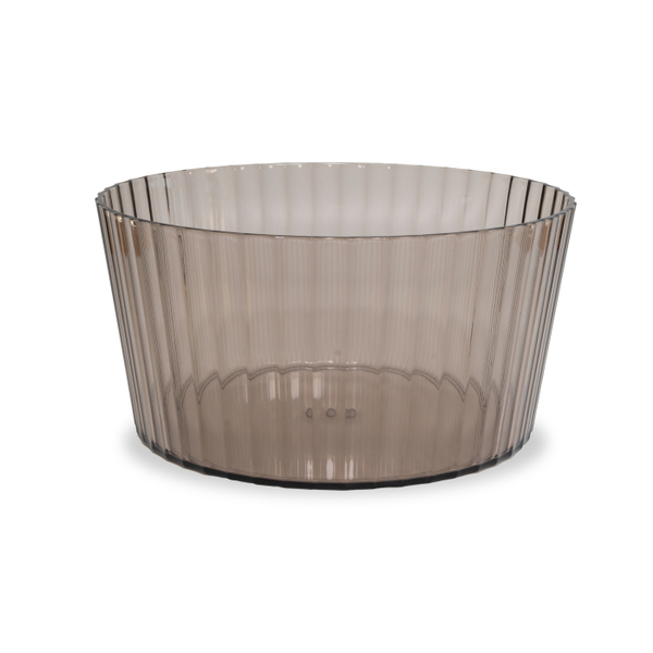 Acrylic Salad Bowl 32 L Capacity Brown
