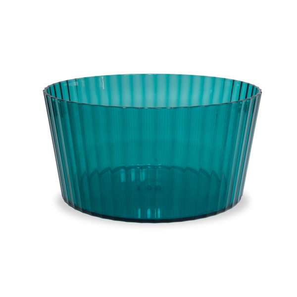 Acrylic Salad Bowl 32 L Capacity Turquoise