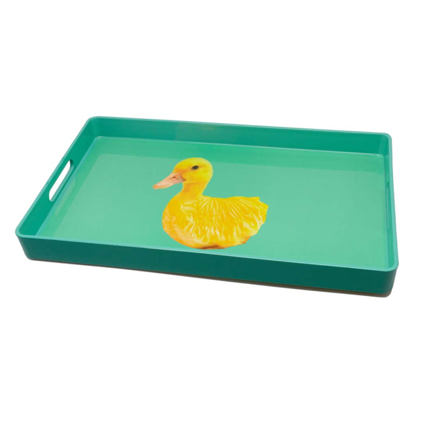 Rectangular Tray 40 X 24 Cm Duck Decoration