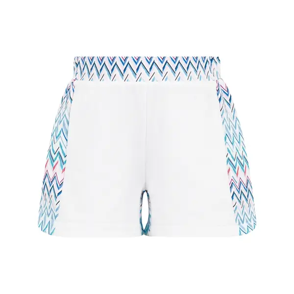 Multicolor Logo Zig Zag Shorts