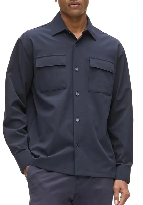 Technical Double-Pocket Overshirt