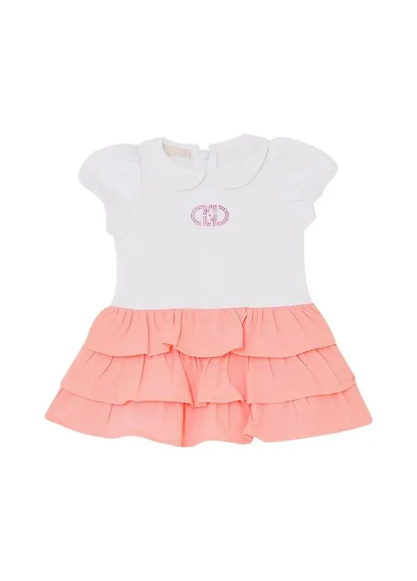 Two-Tone Peter Pan Collar Dress