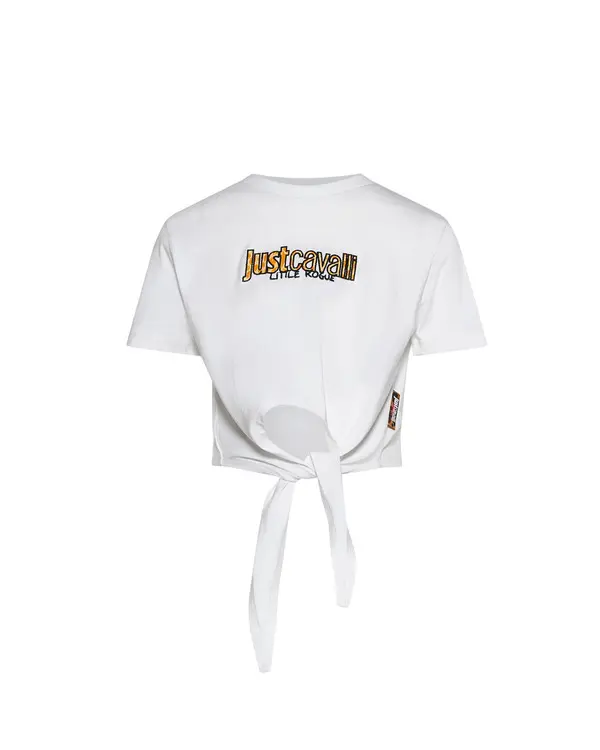 Tie-Hem "Little Rogue" Logo T-Shirt