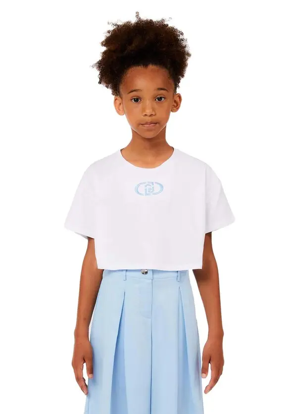 Ombré Rhinestone Logo T-Shirt