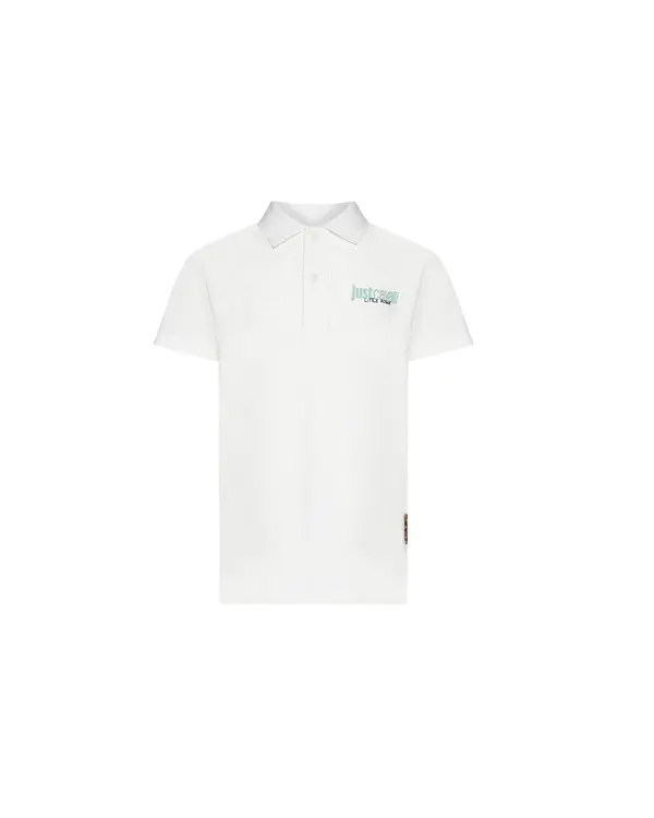 Polo Shirt with Multi-Pattern Back Logo