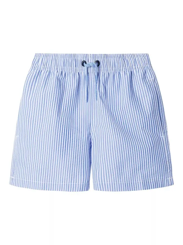 Seersucker Swim Trunks