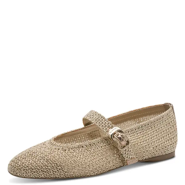 Woven Mesh Mary Jane Ballerina
