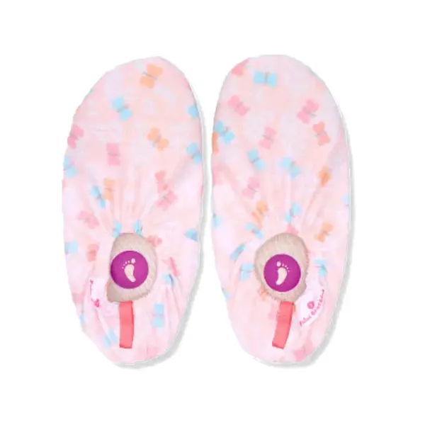 Baby Girl Non-Slip Pastel Butterfly Beach Slippers Image
