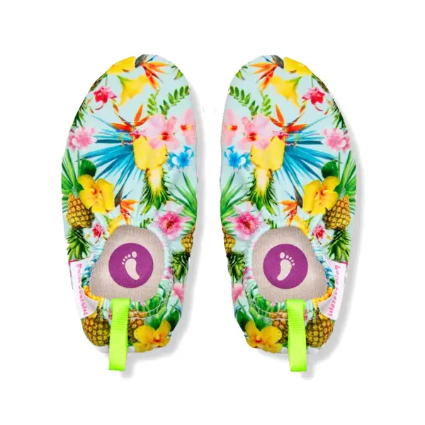 Kids Girls Non-Slip Pineapple Prints Beach Slippers Image