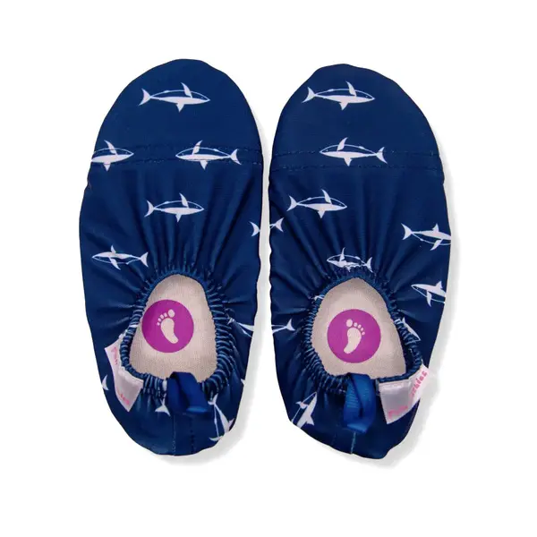 Kids Boys Non-Slip Sharks Prints Beach Slippers Image