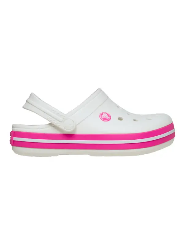 Kids Crocband Clog White & Pink Crush