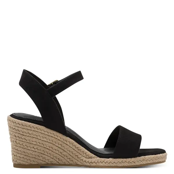 Suede Espadrille Wedge Sandals