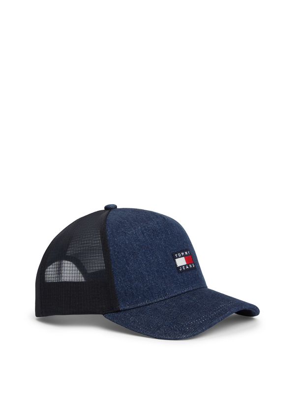 Heritage Logo Denim Trucker Cap