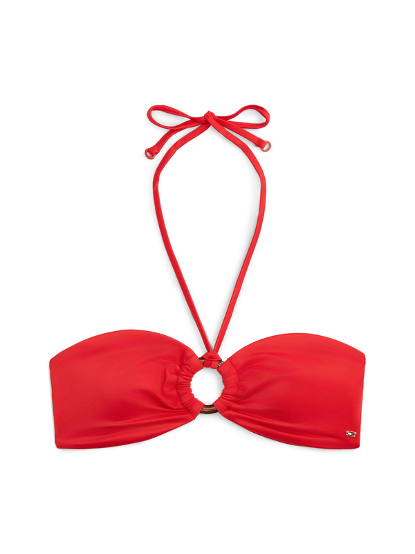 Halterneck Ring Bandeau Bikini Bra