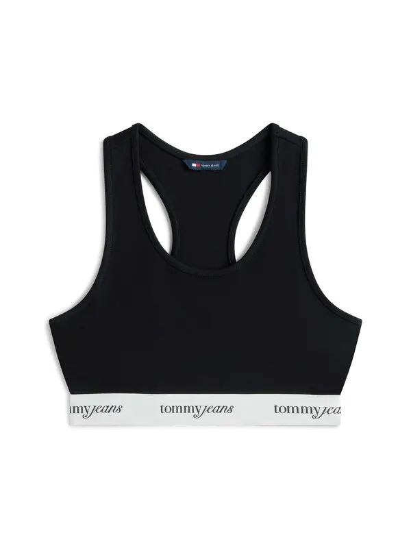 Repeat Logo Tape Racerback Bra Top