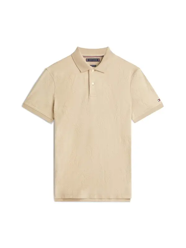 All over Jacquard Prints Short Sleeve Polo