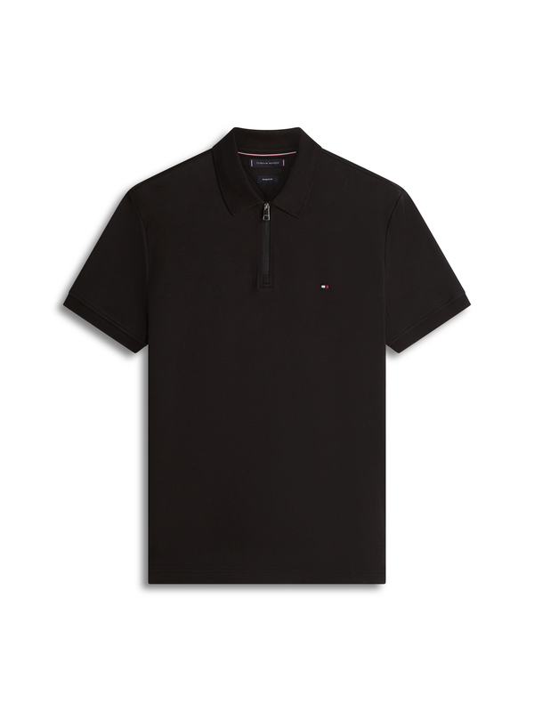 Half-zip Interlock Short Sleeve Polo Image