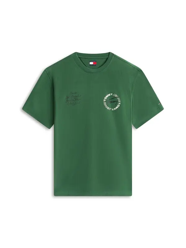 Circular Back Logo Relaxed T-Shirt
