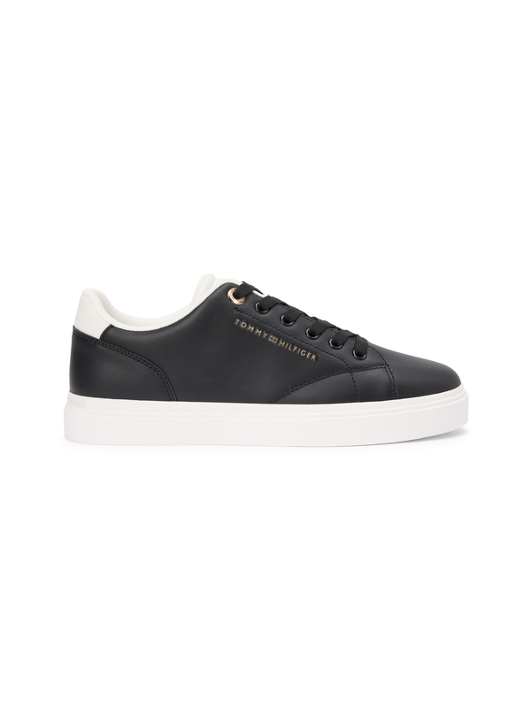 TH Feminine Cupsole Leather Low Top Sneakers