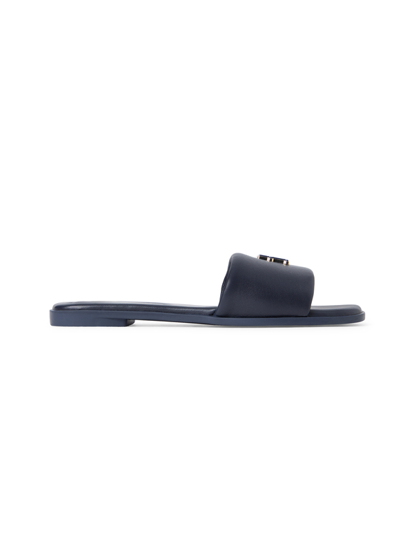 TH Logo Hardware Leather Slippers Image