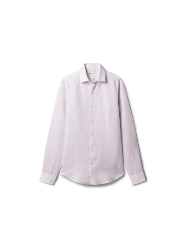Pima Cotton Polo Collar Long Sleeve Shirt