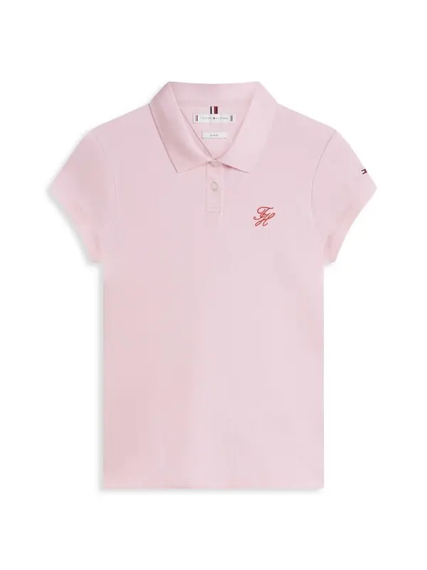 Slim Fit Polo Shirt with Embroidered Logo