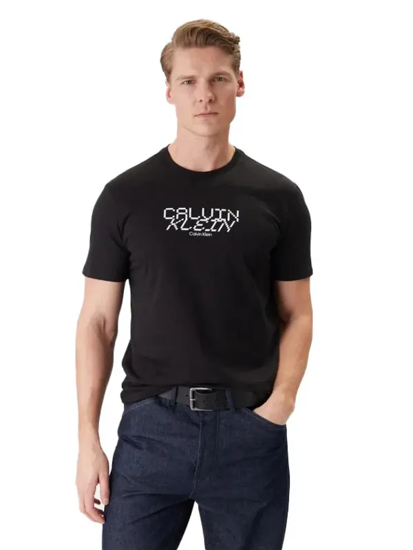 Classic Fit T-shirt With Script Graphic
