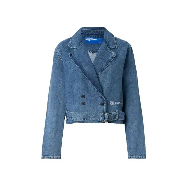 Boxy Cropped Denim Jacket