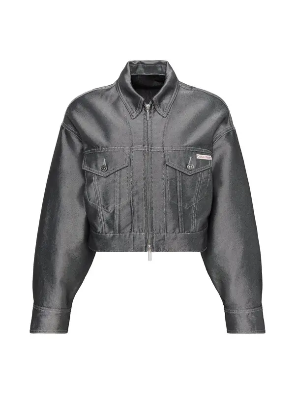Denim Bomber Jacket Image