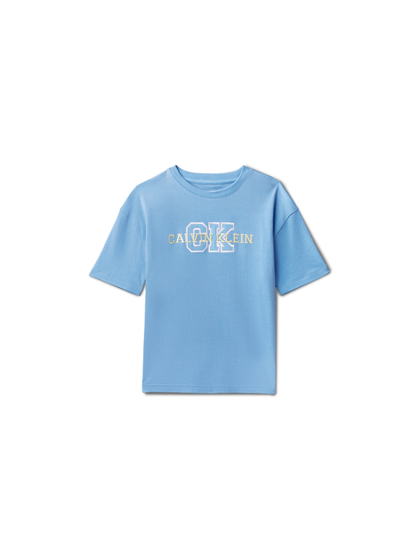Kids Boys Regular Fit Collegiate Logo Graphic T-Shirt
