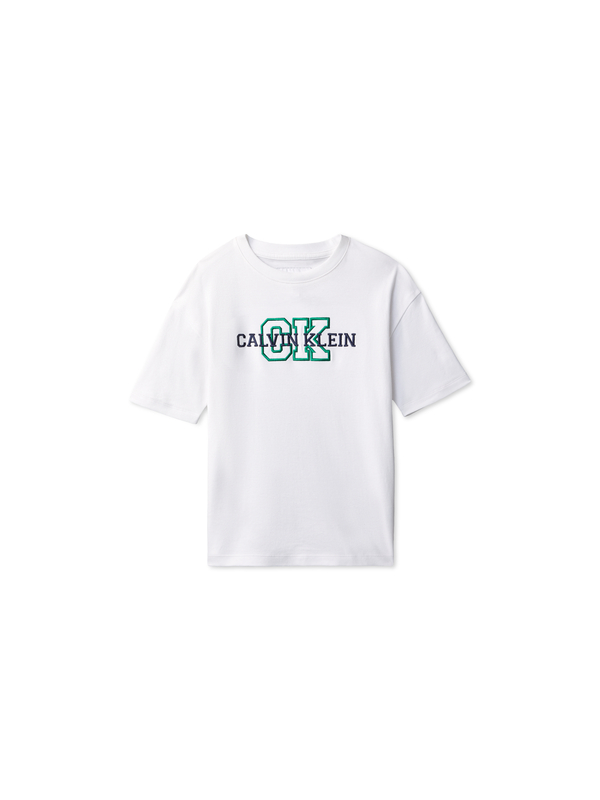 Kids Boys Regular Fit Collegiate Logo Graphic T-Shirt