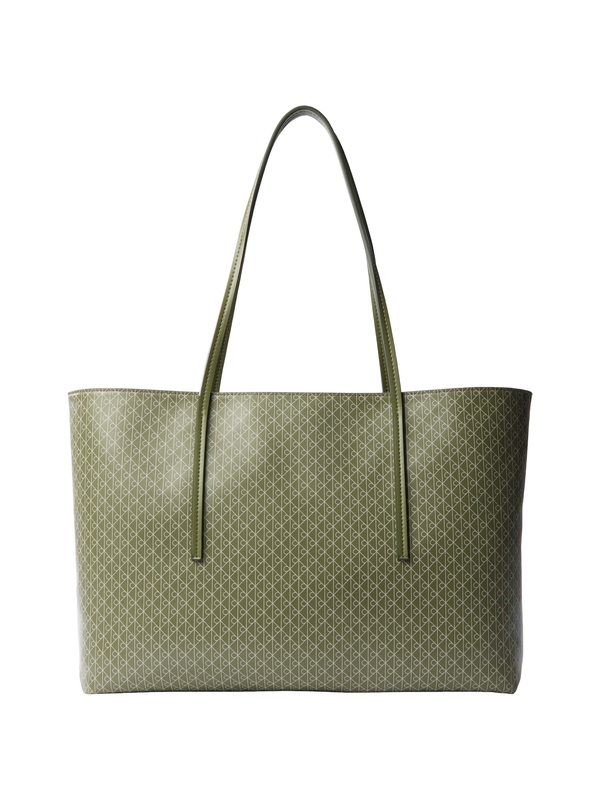 Monogram Embossed Large Shopper Tote Bag