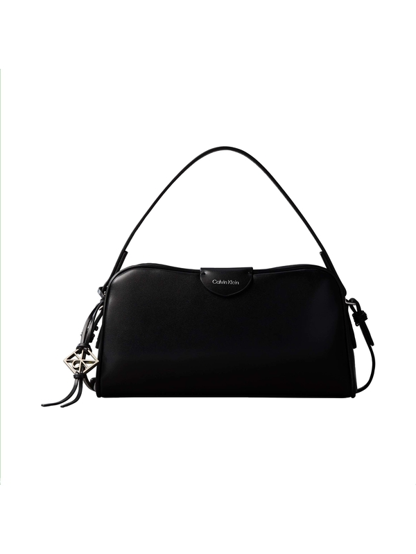 Dual-Strap Minimalist Smooth Leather Crossbody Bag