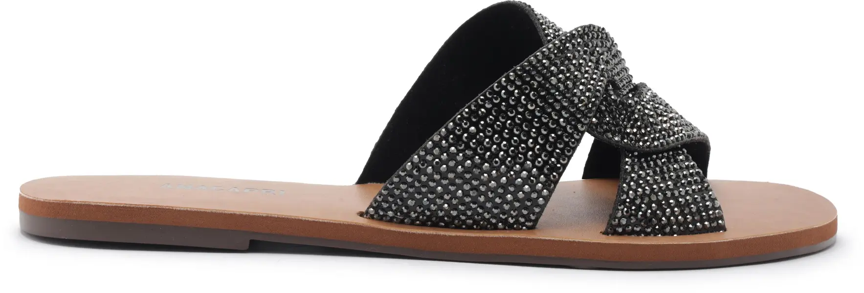 Crystal Embellished Criss-Cross Slipper Image