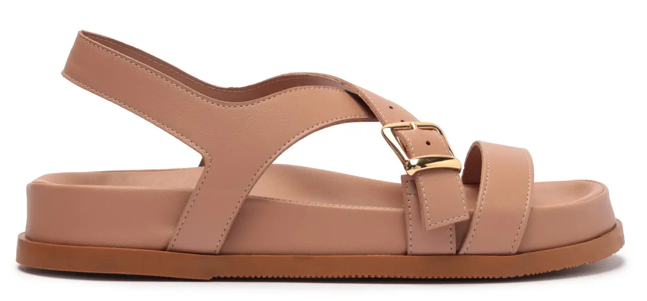 Buckled Flatform Sandals Image