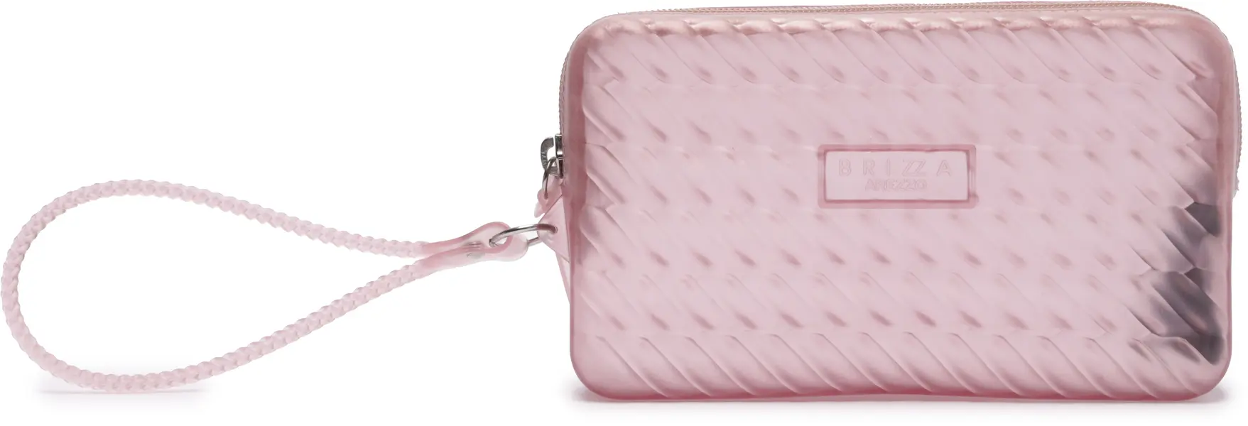 Translucent Pink Clutch with Moroccan Handle Image