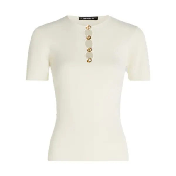 Knit Short Sleeve Top