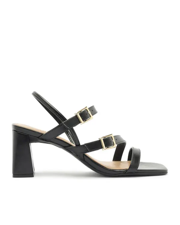 Off-white Embroidered Stiletto Kitten Heel Pump