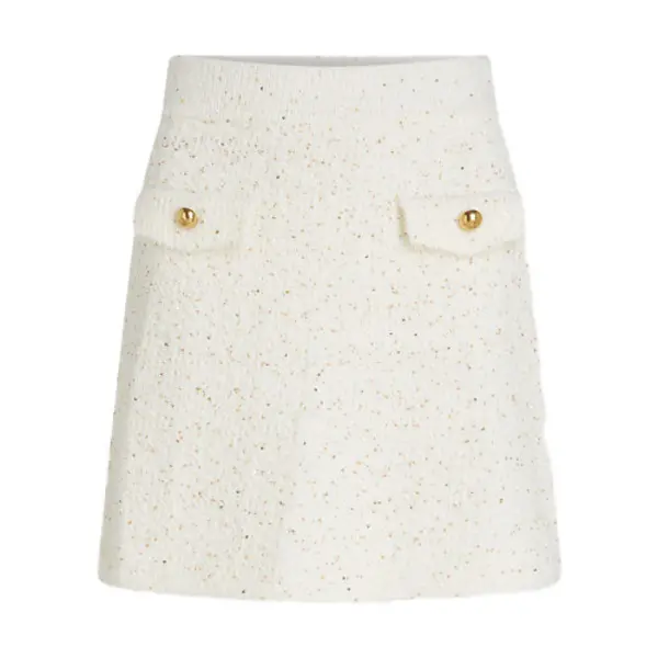 Bouclé Knit Skirt