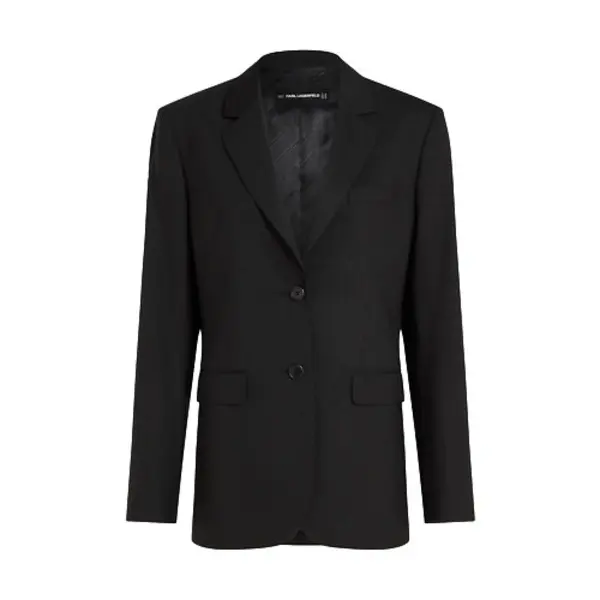 Logo Tape Relaxed Blazer