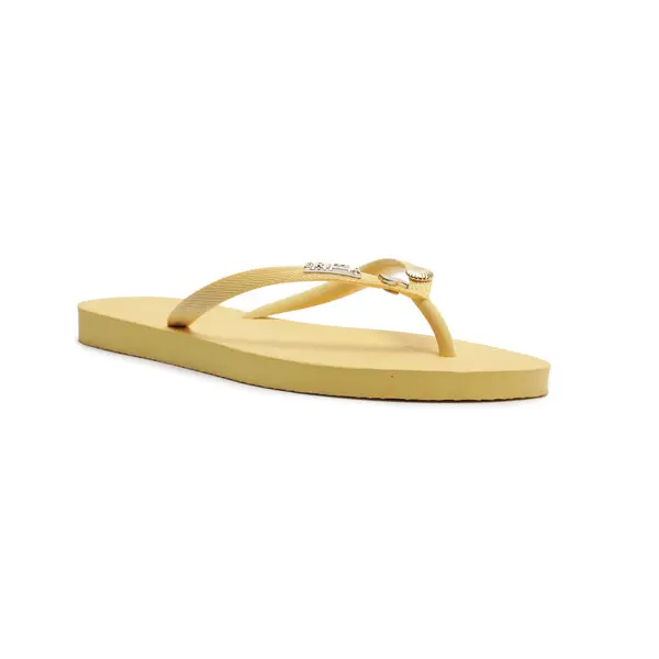 Yellow Essential Flip-Flops Essential with Metal Pins Image